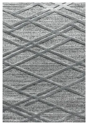 Produktbild von Hochflor Teppich Pepe rechteckig, Farbe: Grau, Größe:200x290 cm