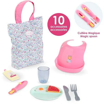 Produktbild von Corolle Puppen Essensset floral - Zubehör für Babypuppe 36-43cm