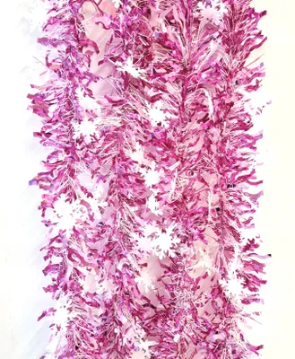 Produktbild von Lametta 5m Girlande Weihnachtsgirlande Christbaumschmuck Weihnachten Deko LMT7 Rosa