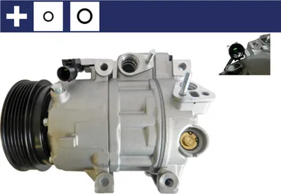 Produktbild von MAHLE ACP 1411 000S 7VS18ic Klimaanlage Klimakompressor PAG 46 YF R1234yf R134a für HYUNDAI i30 (FD) für KIA CEE'D Schrägheck (ED)