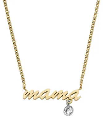 Produktbild von Fossil Halskette für Frauen Sadie Name Necklace Zweifarbige Edelstahlkette, Länge: 406mm+60mm, Breite: 19.5 mm, Höhe: 9mm, JF04431998