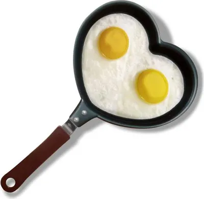 Produktbild von Bratpfanne 16 cm Herzform für Pfannkuchen, Spiegeleier und Einzelportionen