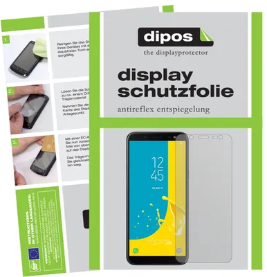 Produktbild von 2x Schutzfolie für Samsung Galaxy J6 (2018) matt Displayschutzfolie Display