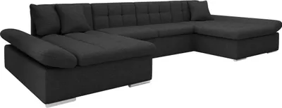 Produktbild von MIRJAN24 Ecksofa Alia mit Regulierbare Armlehnen, U-Form Schlafsofa vom Hersteller mit Zwei Bettkasten, Wohnlandschaft (Boss 14)