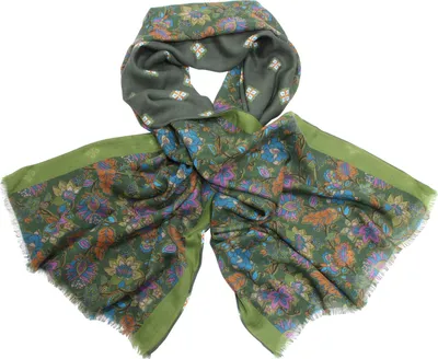Imagen del producto de M1167 - Bufanda para hombre, colección ROSI. Bufanda reversible, 63 x 186 cm