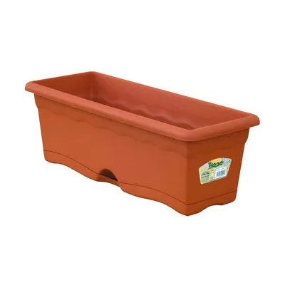 Obrázok produktu pre Kvetináč s miskou Plastiken Terakota polypropylén 80 x 20 cm