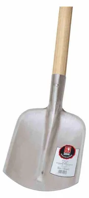 Image de IDEAL 020-60274 SILVER Pelle Emsländer avec manche en T en frêne 100cm, argent