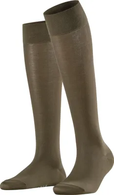 Produktbild von FALKE Baumwolle Touch Kniestrümpfe Damen 7826 - military 39-42