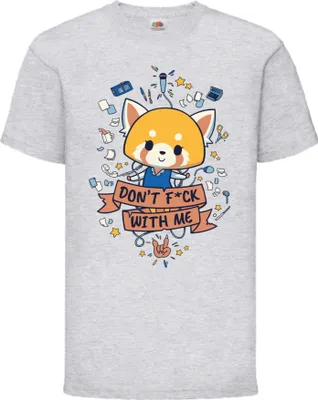 Obrázek produktu pro Dětské Triko Aggretsuko 01 Aggretsuko, 5-6 Jahr - 116 / Vřesově šedá