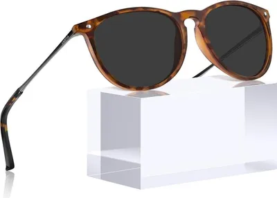 Immagine prodotto di Occhiali da sole polarizzati CARFIA Vintage Protezione UV400 Montatura ultraleggera