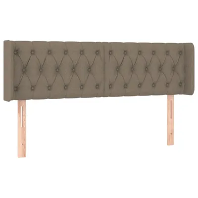 Produktbild von vidaXL Kopfteil mit Ohren Taupe 163x16x78/88 cm Stoff