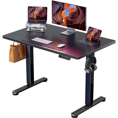 Elektrischer Steh-Sitz-Schreibtisch 160x80 cm, höhenverstellbar