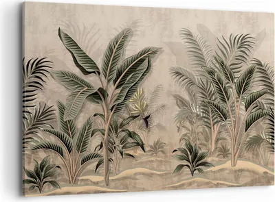Produktbild von Bild auf Leinwand - Leinwandbild - Einteilig - Wald Blatt Baum - 100x70cm - Wand Bild - Wanddeko - Wandbilder - Leinwanddruck - Bilder - Wanddekoration - Leinwand bilder - Wandbild - AA100x70-5101