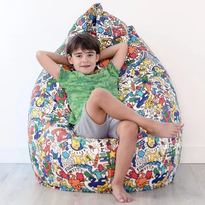 Imagen del producto de Silla de suelo XL, ergonómica, de 80 x 130 cm, con relleno de espuma, resistente al agua, ideal para jardín y camping