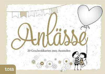 Produktbild von Geschenkkarten zum Ausmalen - Anlässe