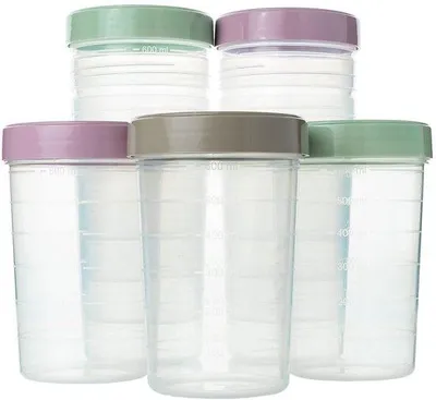 Produktbild von Lebensmittelbehälter 750ml, luftdicht, mikrowellengeeignet, kunststoff, schraubdeckel