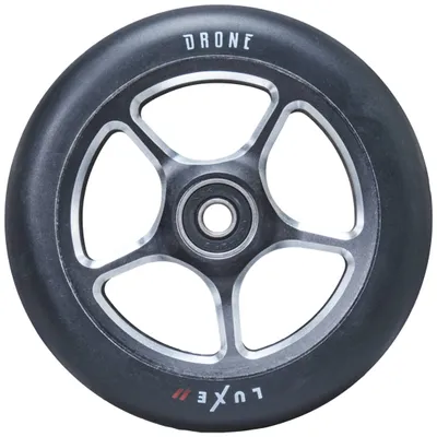 Image de Trottinette freestyle Drone Luxe II Roues 110 mm Noir/PU Noir