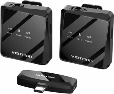 Zdjęcie produktu dla Vention NCBB0, Mikroport, RF Wireless, 50 m, Nadajnik bodypack, Czarny, 20 ms