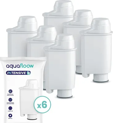 A package containing multiple water filter cartridges.