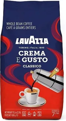 Produktbild von Multipack Outlet-Preis - Lavazza Crema e Gusto 1 kg Kaffeebohnen - 6er Multipack (6 kg)