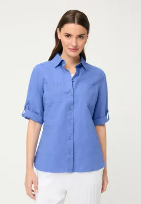Produktbild von Olsen GmbH ( 10) Blouse Woven Long Sleeves Bay Blue Bay Blue 44
