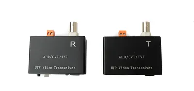 Obrázok produktu pre 75 Ohmová vysielacia súprava BNC na Cat5E Cat6 video pre AHD TVI CVI/PAL NTSC