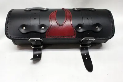 Produktbild von Sako W15A Flammengravur Leder Werkzeugtasche Motorrad
