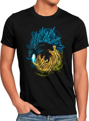 Produktbild von style3 Gojira Battle Herren T-Shirt ghidrah gidora monster nipon tokio tokyo