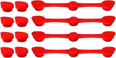 Produktbild von Hochtemperaturbeständiger Silikon-Magnet für Luftfritteusen | Halterung für Backpapier als Zubehör für Airfryer