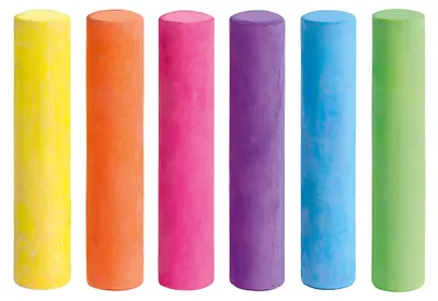 Produktbild von Jovi Tafelkreiden CLASSCOLOR STREET 6er Schachtel, farbig sortiert
