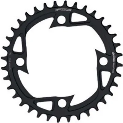 Zdjęcie produktu dla Tarcza FSA V-shape 104 BCD ze stopu metali lekkich, srebrna, 34 zęby, srebrna, 34 zęby