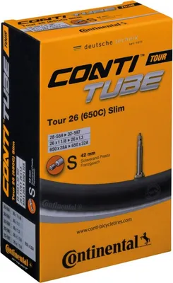 Produktbild von Continental Schlauch Tour 26 slim 26x 1 1/8-1.3" 28/32-559/597 SV 42mm