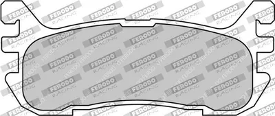 Obrázok produktu pre Sada brzdových doštičiek, kotúčová brzda FERODO FCP1012H