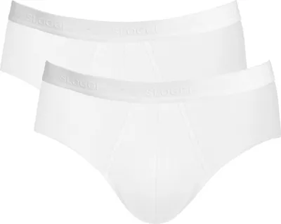 Produktbild von Sloggi Men 24/7 Midi, heren slips (2-pack), wit