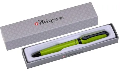 Produktbild von Kugelschreiber Studio hellgrün silberne Geschenkpackung