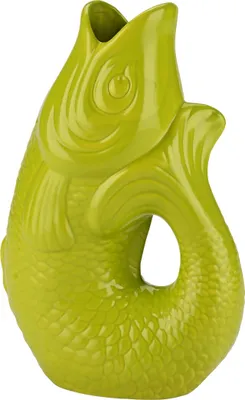 Produktbild von Gift Company Monsieur Carafon Vase / Karaffe Fisch S lime 1,2l