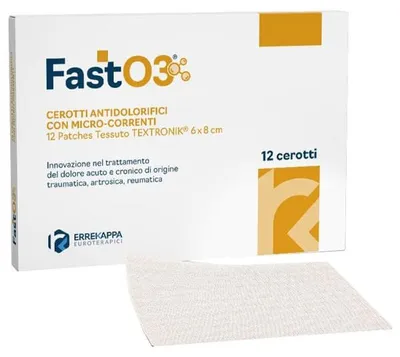 Produktbild von CEROTTI ANTIDOLORIFICI FASTO3, 6x8 cm, 12 Stück