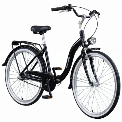 Produktbild von Dallas Bike Klapprad Faltrad 26 Zoll - 3-Gang Shimano Nexus - Alu-Rahmen M 17" - Schwarz