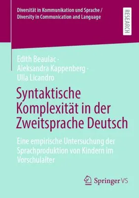 Immagine prodotto di Syntaktische Komplexität in der Zweitsprache Deutsch