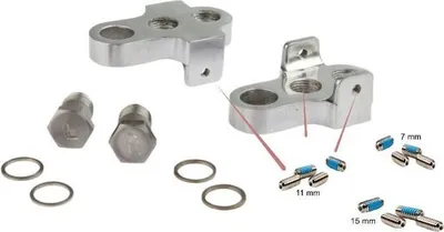Produktbild von Kurbelverkürzer Mirage T6 Aluminium mit Edelstahlschrauben - Silber