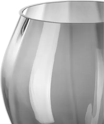 Produktbild von Fink LILIAN, Windlicht, Vase, Glas, glatt, grau, L. 26 cm, B. 26 cm, H. 25.5 cm, D. 26 cm 115180