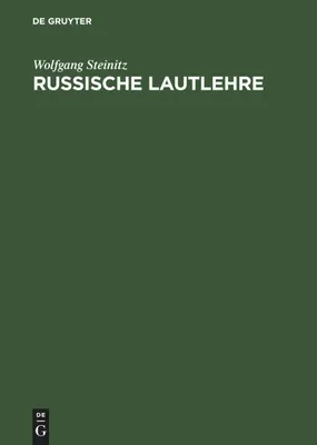 Produktbild von Russische Lautlehre