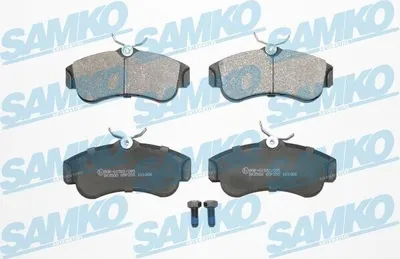 Produktbild von SAMKO Bremsbeläge Satz Vorne Bremsklötze für NISSAN ALMERA II Hatchback (N16) 5SP355