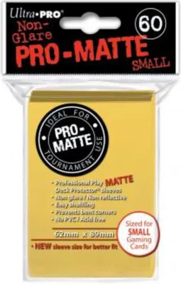 Immagine prodotto di Ultra Pro - Manicotti Pro-Matte gialli piccoli (60)