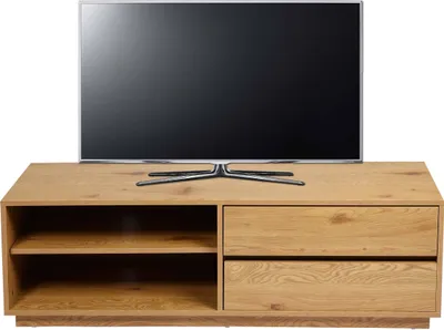 Obrázek produktu pro TV stolek HWC-J78, TV stolek s nízkou deskou, MDF 42x140x40cm  dubový vzhled