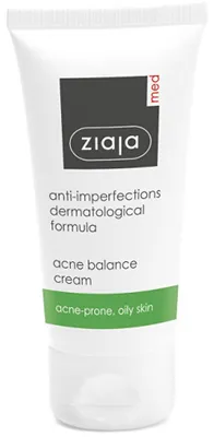 Produktbild von ZIAJA Akne-reduzierende Gesichtscreme für die tägliche Pflege unreiner Haut 50ml