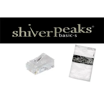 Imagen del producto de shiverpeaks BS72051-100, RJ-45, Blanco, Conector macho, Recto, Dorado, 100 unidades