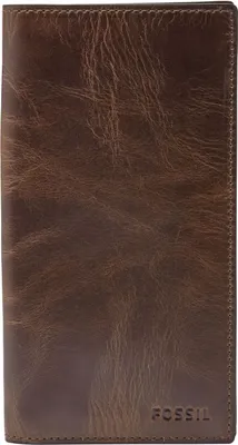 Produktbild von FOSSIL Leder Geldbörse Neel Executive Wallet Dark Brown braun
