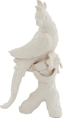 Produktbild von Light & Living - Ornament VOGEL - 22,5x14x39cm - Weiß