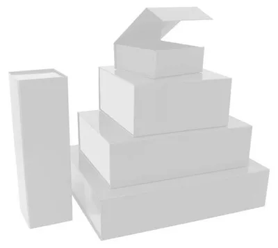 Produktbild von Magnetboxen 35x25x10cm Weiß (25 Stück) [FP-VPD032]